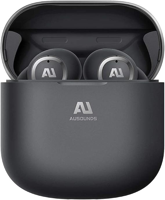 Ausounds AU-Stream ANC True Wireless Bluetooth Noise Cancelling Earbuds, Black
