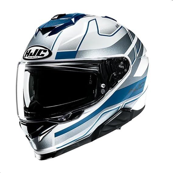 HJC i71 Iroix Full Face Motorcycle Helmet with HJ-38 Pinlock Shield, DOT Approved (MC2, X-Small)