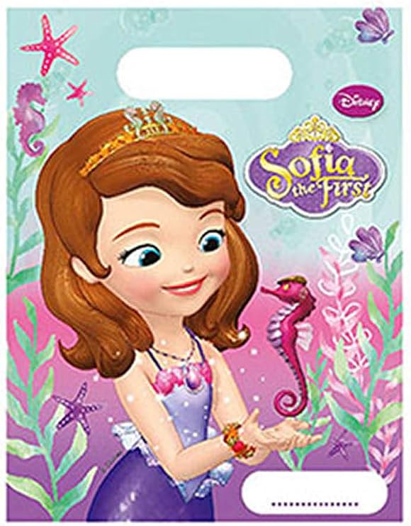 Sofia the First Gift Bags Set of 6