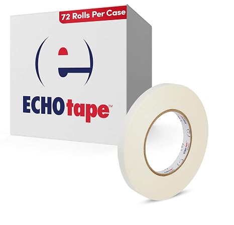 ECHOtape DC-T274A Double-Sided Tape Clear 0.47in x 54.6yd Case of 72