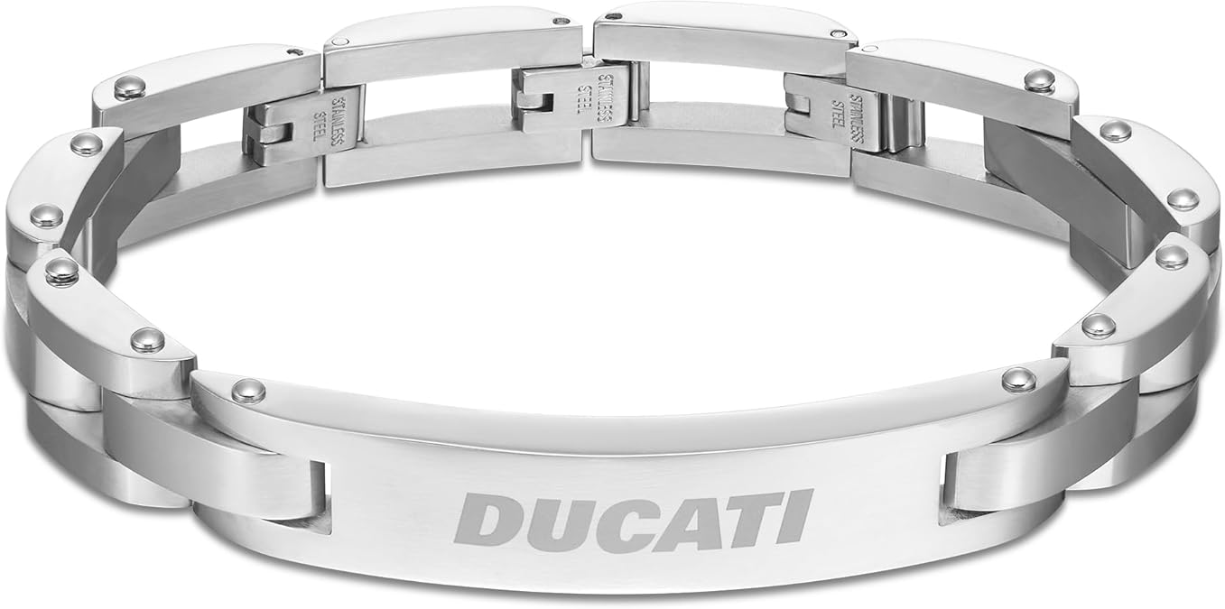Ducati FORCE Silver Bracelet for Men - DTAGB0005001