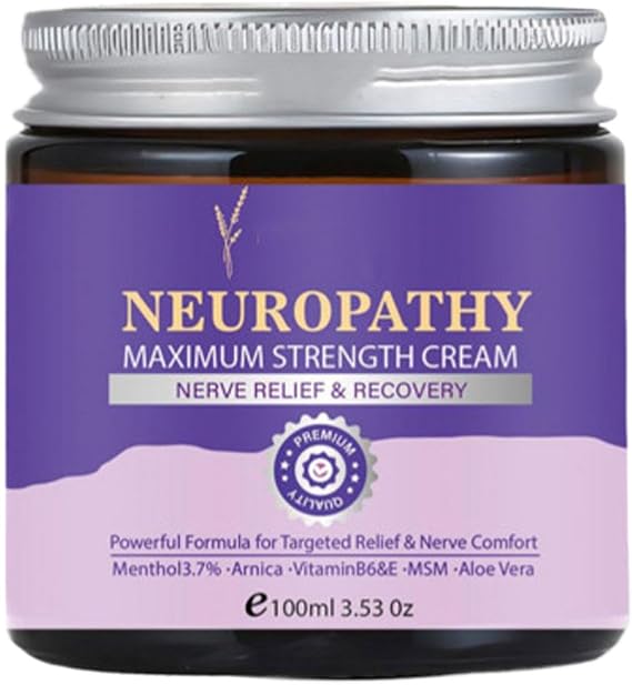 Neuropathy Maximum Cream, 238g Body Lotion, Neuropathy Pa-in Cream for Feet, Nourishing Skin Butter, Soothing Skin Creams for Body, Mild Skin Care Balm