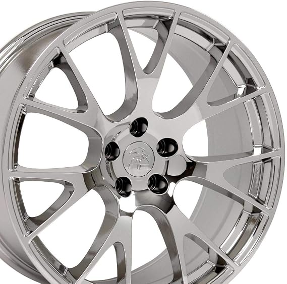 OE Wheels DG15-20090-5115-18C 20" Replica Wheel DG15 Fits Dodge Hellcat Rim 20x9 Chrome Wheel