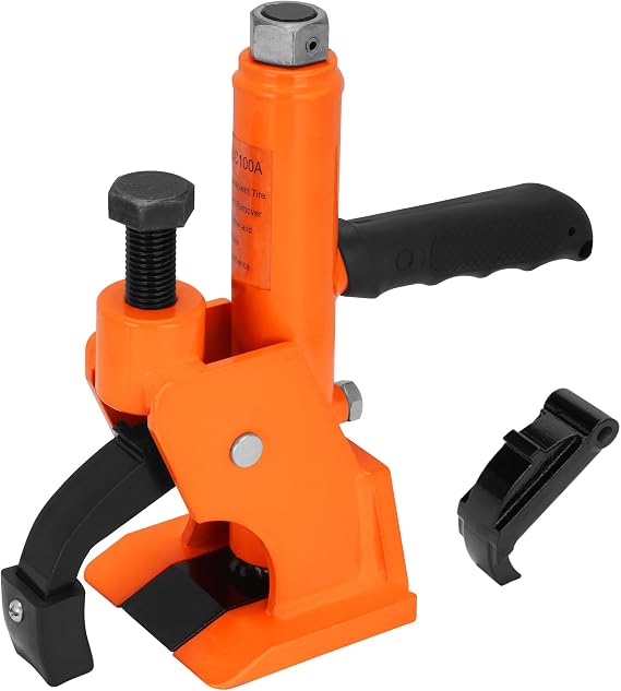Heavy Manual Tire Bead Breaker with Handle Machine,38"-42" Tires Changer Tool with Rubber Pad, Protect Aluminum Alloy Hubs, Easy-Operated Tire Repair Tool for ATV/UTV Hydraulic Press Machine