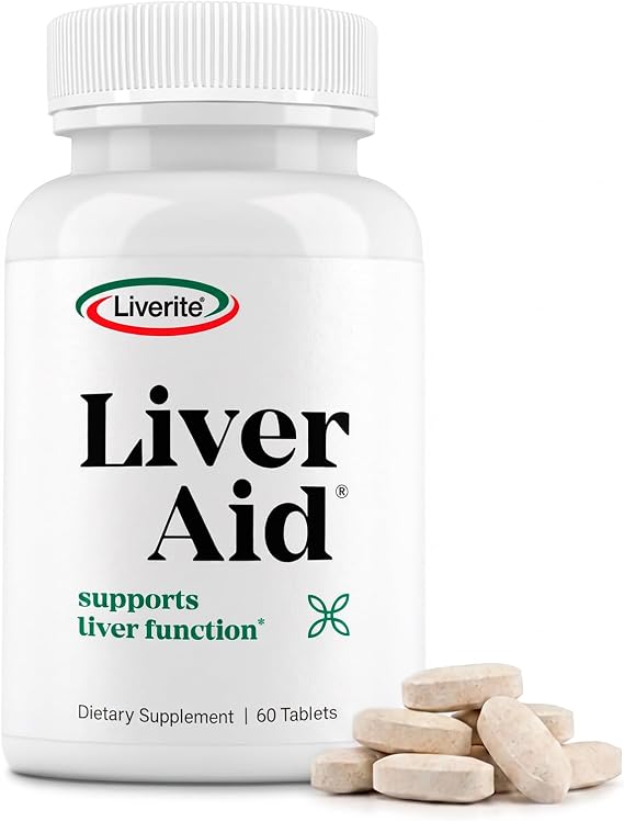 LIVERITE Liver Aid - Liver Support Supplement - 60 Tablets