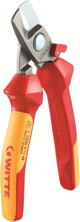 WITTE 31504_1000V Professional Electrician Heavy Duty Cable Shears