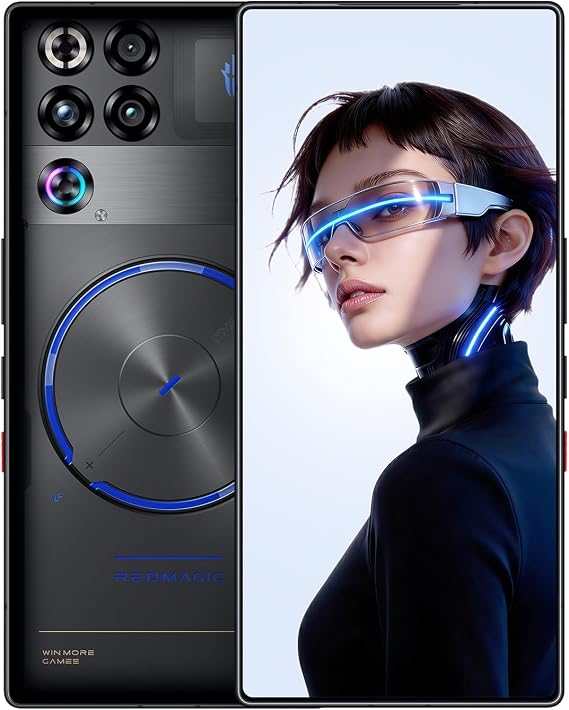 REDMAGIC 11S Pro 144Hz Gaming Phone, 5G Android Smartphone, 12GB RAM+256GB ROM, Snapdragon 8 Elite Gen 5 Leading, 6.85" 1.5K AMOLED Full Screen, 50MP Camera, Unlocked Mobile Phone Transparent