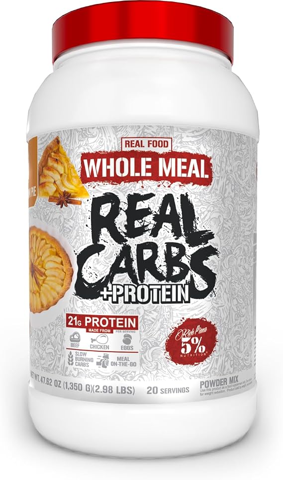 5% Nutrition Real Carbs + Protein Powder (Apple Cinnamon)