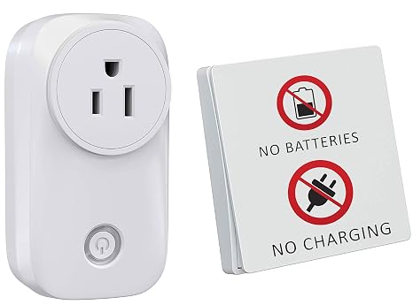 Skywin Wireless Outlet and Battery Free Kinetic Light Switch - Stick on Wireless Light Switch for Lamps and Household appliances - Easy to Install and Completely Battery Free Switch and RF Outlet