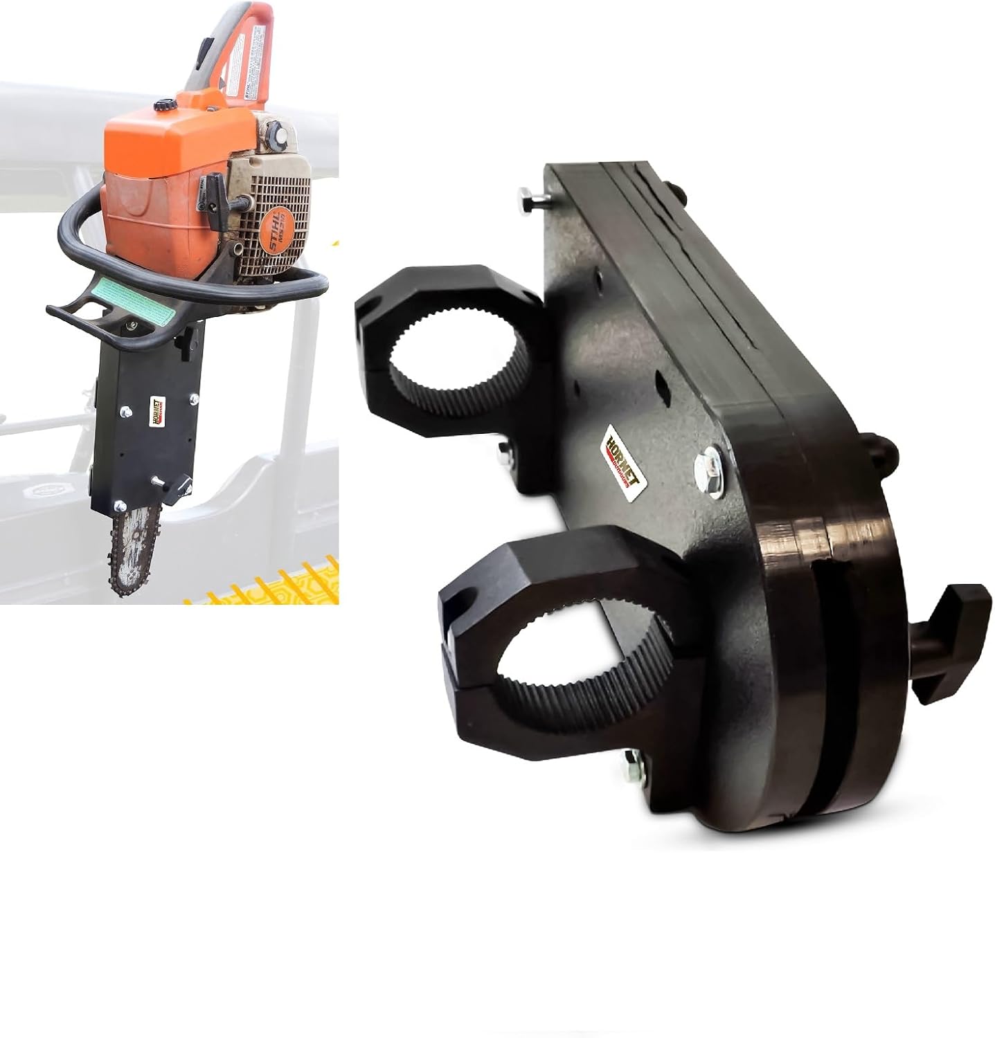 UTV Roll Bar Chainsaw Mount Fits Yamaha, Honda, Polaris, Can Am and All Round Roll Bars 1  to 2 RCM-3012 Hornet outdoors