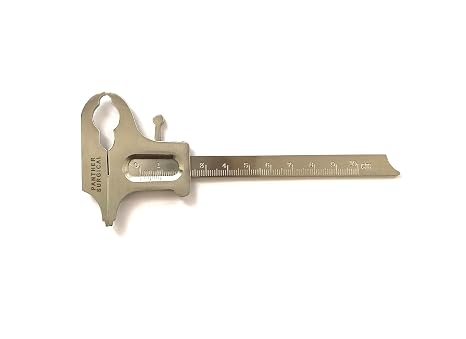Stainless Steel Iwanson Crown Calipers & Boley Vernier Calipers Ruler Micrometer Tools Orthodontic Measuring Lab Instruments 0 to 10 cm