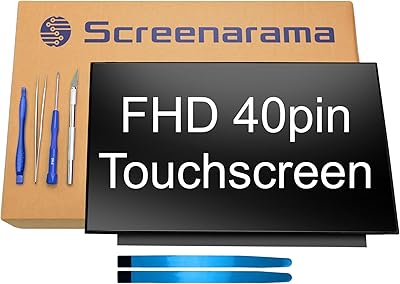 SCREENARAMA New Screen Replacement for R140NWF5 RA HW1.1 for Lenovo 40pin Touch FHD 1920x1080 LCD LED Display with Tools and Tape
