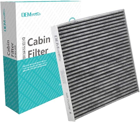 Car Pollen Cabin Air Filter Includes Activated Carbon 68223044AA K68223044AA For Chrysler 200 Jeep Cherokee KL 2.4L 2013 2014 2015 2016 2017 2018 2019
