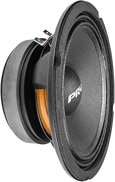 PRV AUDIO 6.5 Inch Midbass Speaker 6MB200 v2 8 Ohm - 200 Watts 93.5 dB 1.5" Voice Coil - 6 Inch Speaker for Car Audio with Outstanding Vocals and Punch for Small Custom Enclosures - Pro Audio Single