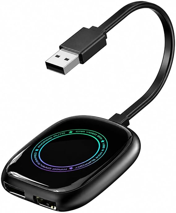 オートバイ 有線 Android オートアダプター | USB CarPlay AIボックス ハーレー&インディアン用 | 安定したプラグアンドプレイナビゲーション&メディアストリーミング
