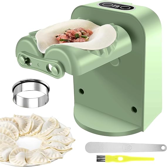 Electric Dumpling Maker Machine, Automatic Dumpling Making Machine, Empanada Maker Press, Chinese Dumpling Wonton Maker