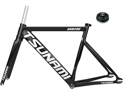 700C Fixed Gear Bike Frameset 52cm 55cm Aluminum Alloy Track Bike Frame Quick Release 100mm120mm C Brake Single Speed Frames