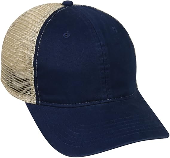 Outdoor Cap PWT-200M Navy/Tea Stain, One Size Fits All