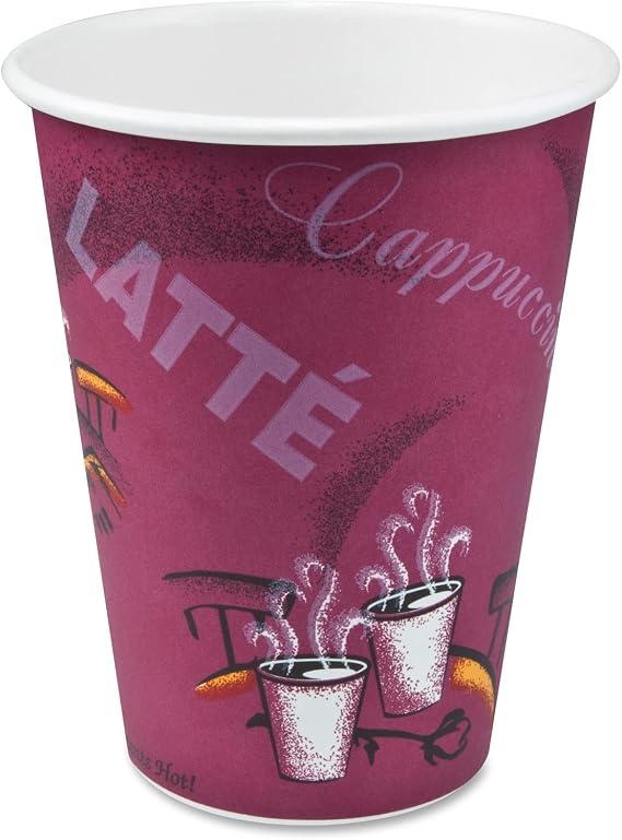 Solo Cup Company Paper Hot Drink Cups in BistroTM Design