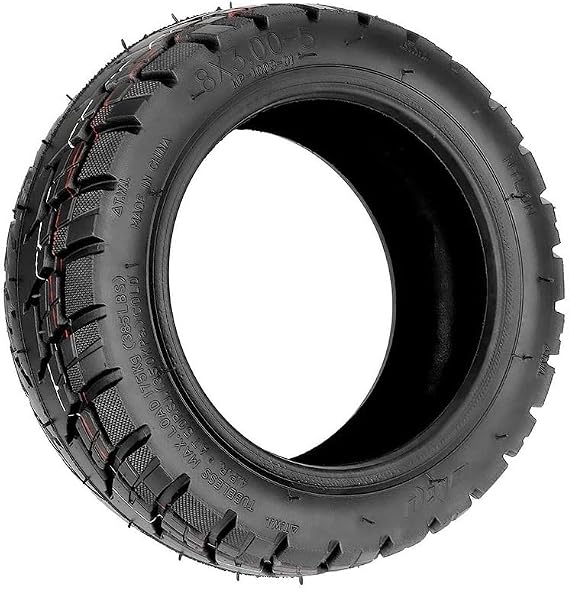 XIBANY Motorized Scooter 8x3.00-5 Off-Road Tire for Kaabo Mantis Electric Scooter Widened Tubeless Tyre Electric Scooter Accessories Motorized Scooter