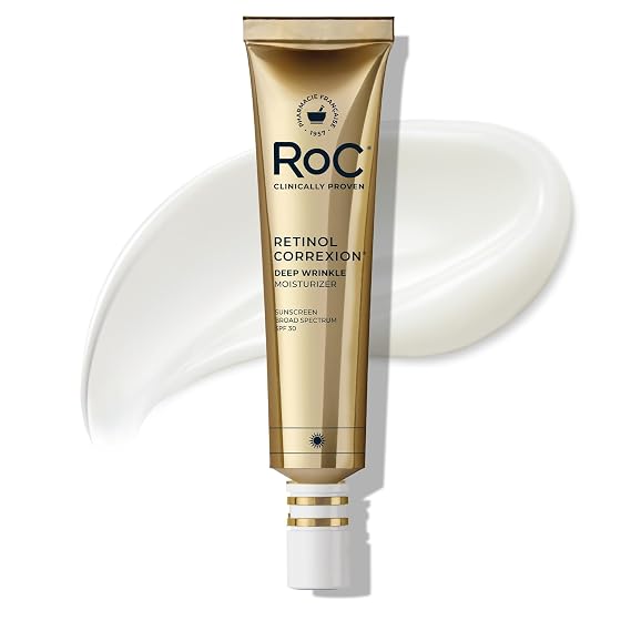 RoC Retinol Correxion Deep Wrinkle Daily Face Moisturizer SPF 30, 1 oz