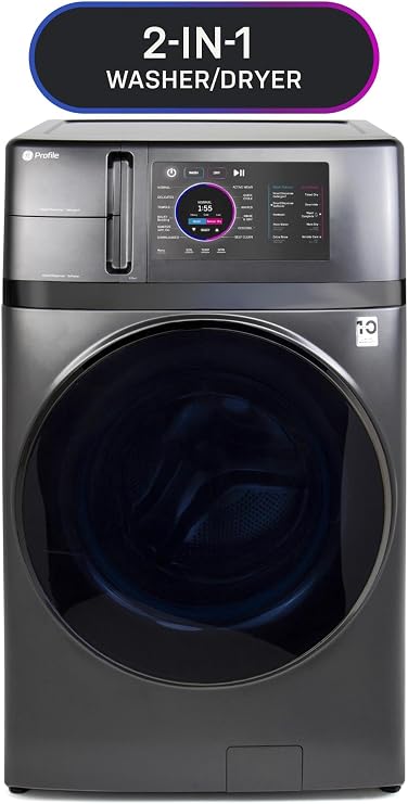 GE Profile PFQ97HSPVDS 28 Inch Smart Front Load Washer/Dryer Combo with 4.8 cu.ft. Capacity, 12 Wash Cycles, 14 Dryer Cycles