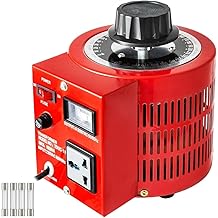 Variac Variable Transformer AC Voltage Regulator Transformer Converter 500VA-3000VA Built-In Copper Coil Multi-functional, Wide Range of Applications