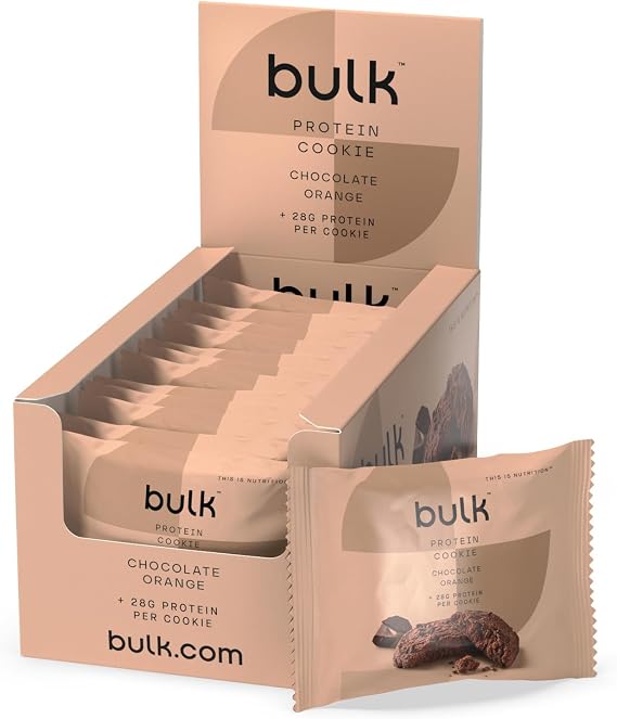 Bulk High Protein Cookie, Chocolate Orange, 75 g, Pack of 12 | 75 g