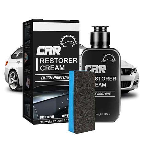 Plastic Restorer,Plastic Scratch Remover And Polish,Automotive Exterior Restorer,Car Cream,For Interior and Exterior Surfaces,100ml