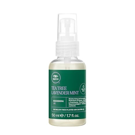 Tea Tree Lavender Mint Nourishing Oil, Multi-Benefit Treatment Oil, Moisturizing + Smoothing, For Coarse, Curly + Dry Hair, 1.7 fl. oz.