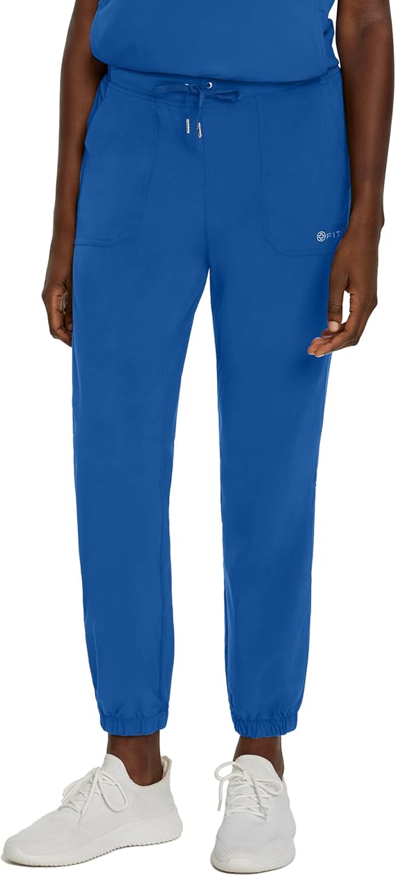WHITE CROSS FIT Women's 399 Drawstring Jogger Scrub Pant-Royal-Medium Petite