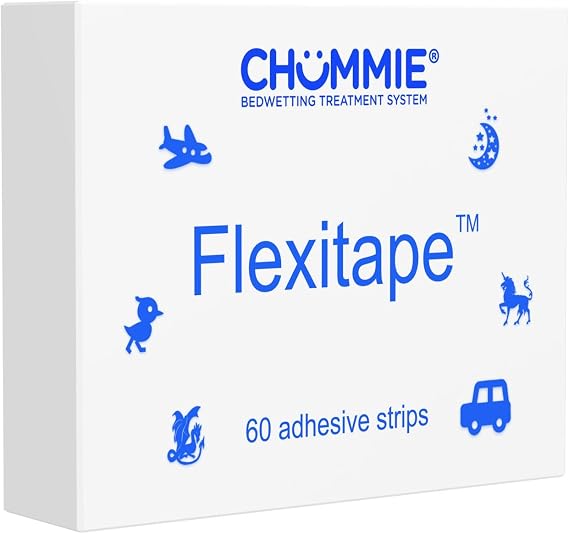 Chummie Flexitape for Premium and Elite Bedwetting Alarms, Blue, 60 Count