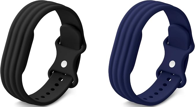 Silicone Sport Band Compatible with Google Fitbit Air Bands,Waterproof