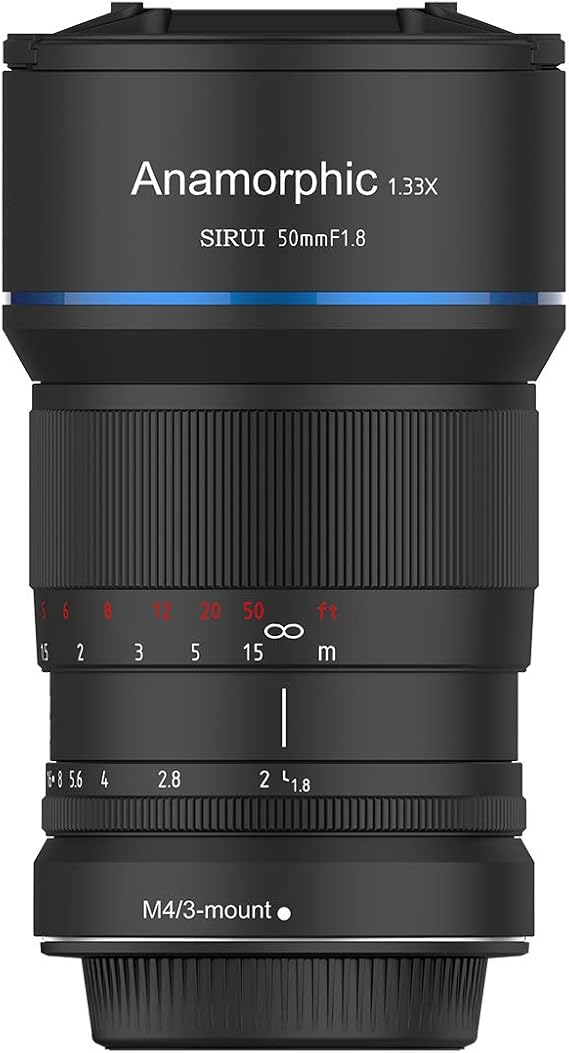 SIRUI 50mm F1.8 Anamorphic Lens for Micro Four Thirds Mount APS-C