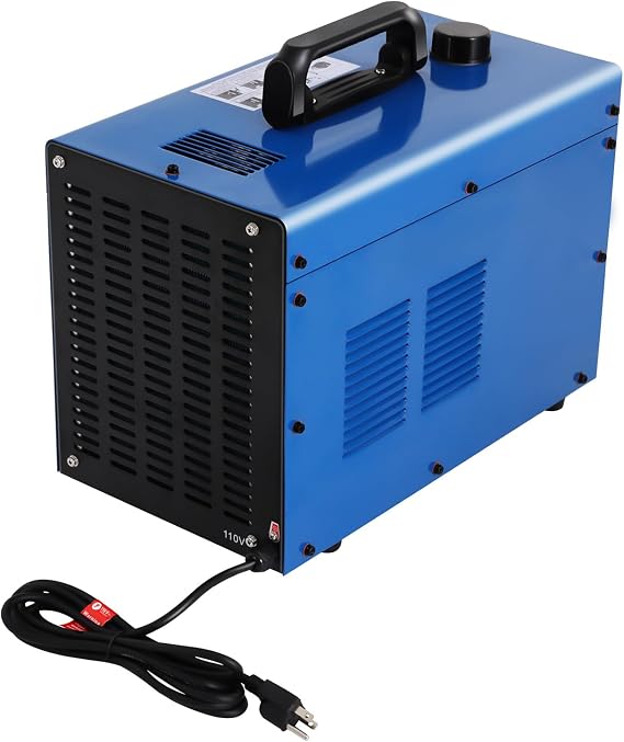 WRC-300A TIG Welder Water Cooler 110V/60HZ Tig Water Welder Torch Powerful Cooler Welding Machine Cooling System10L Single Phase Manual Industrial (Blue)