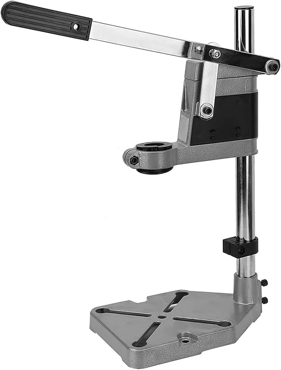 Drill Bench Press Stand, Universal High Accuracy Stability Bench Workstation Clamp Drill Press Stand Workbench Repair Multi-functional Adjustable Tool Drill Press Support Stand