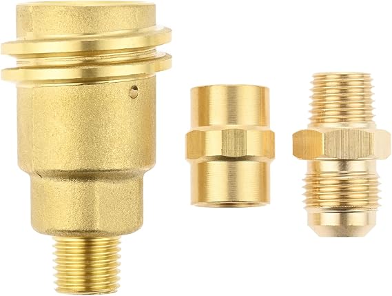 Aupoko QCC1 Nut Propane Gas Fitting Adapter Kit Propane Gas Fitting Adapter