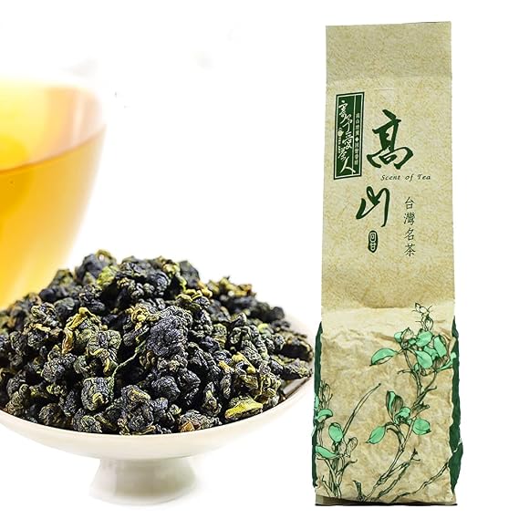 TEARELAE Taiwan Oolong Tea Loose Leaf, 5.29oz/150g | Taiwanese High Mountain Tea, Green Formosa Tea, Non-GMO, Help to Detox, Soothing & Sweet, Healthy Tea For Relaxation