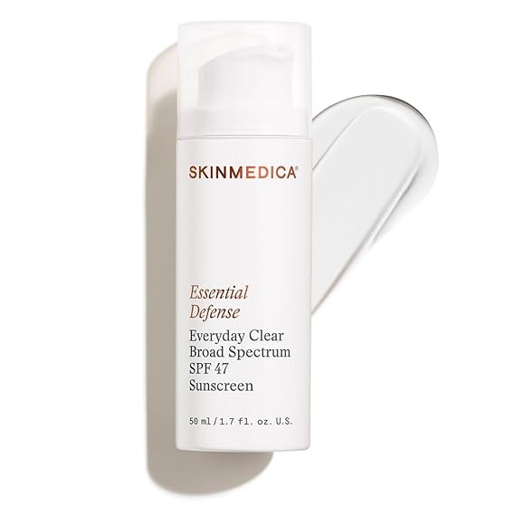 SkinMedica Essential Defense Everyday Clear Broad Spectrum SPF 47 Sunscreen for Face - This Lightweight, Facial Sunscreen is Ideal for Oily and/or Combination Skin 1.7 fl oz