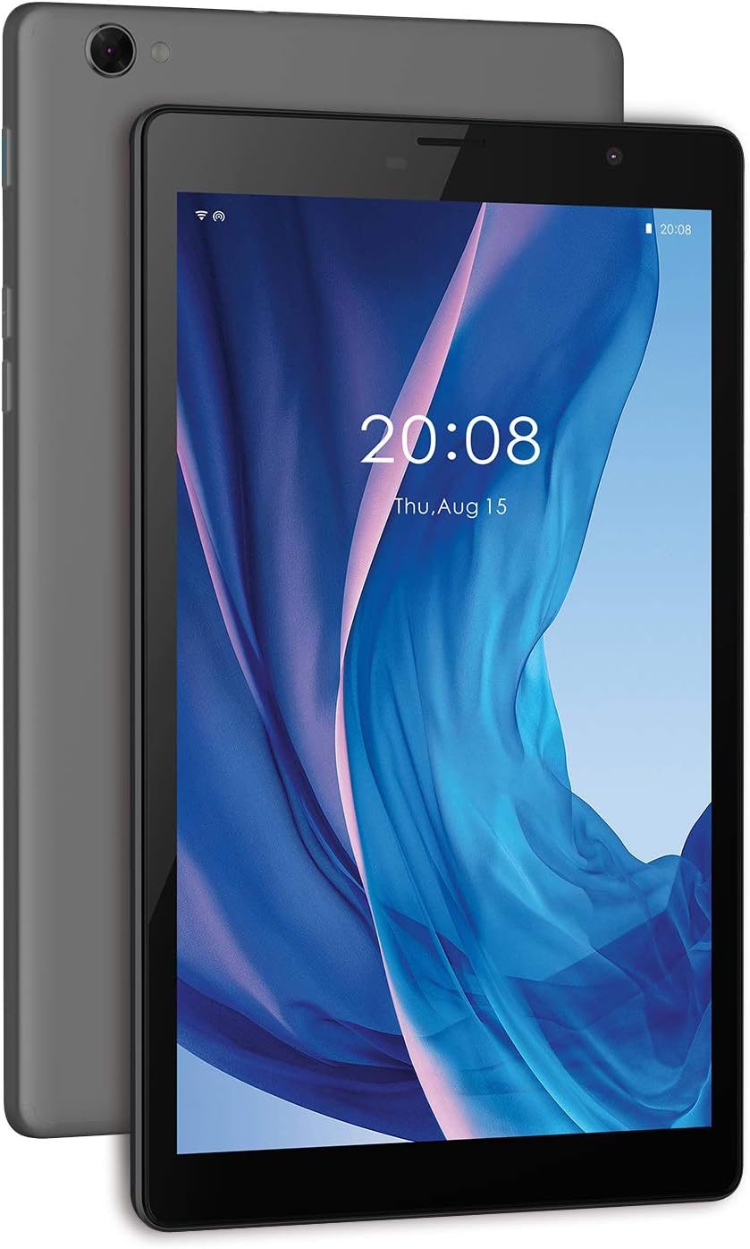 Tablet 8 inch, 8" HD Display,Android 10.0,2GB RAM,32GB Storage, 5100mah,IPS hd Display, Quad-Core Processor, 5MP 8MP Dual Camera,Wi-Fi,Bluetooth,GPS oteeto - Tablet PC Gray