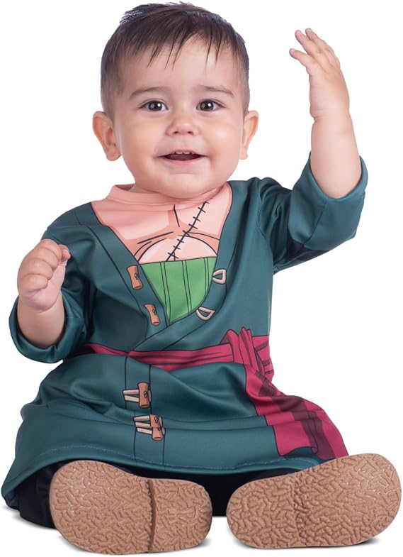 My Other Me One Piece Roronoa Zoro Officially Licensed Anime Toddler Costume - For Halloween, and More