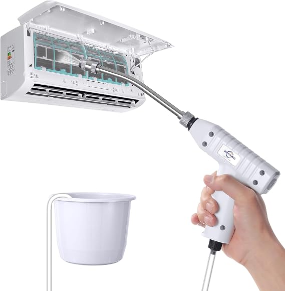Air Conditioning Cleaning Sprayer with Adjustable Nozzle & Auto Pump Hose