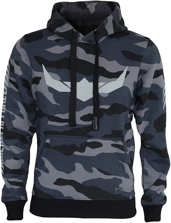 ROCK-IT Apparel® Kapuzenpullover Herren Camouflage Kapuzensweater Urban Streetstyle Hoodie mit Kapuze und Fleece-Innenseite Hoody S-5XL RI1053 Dark Camo