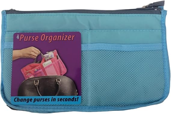 Purse Organizer - Petite - Blue