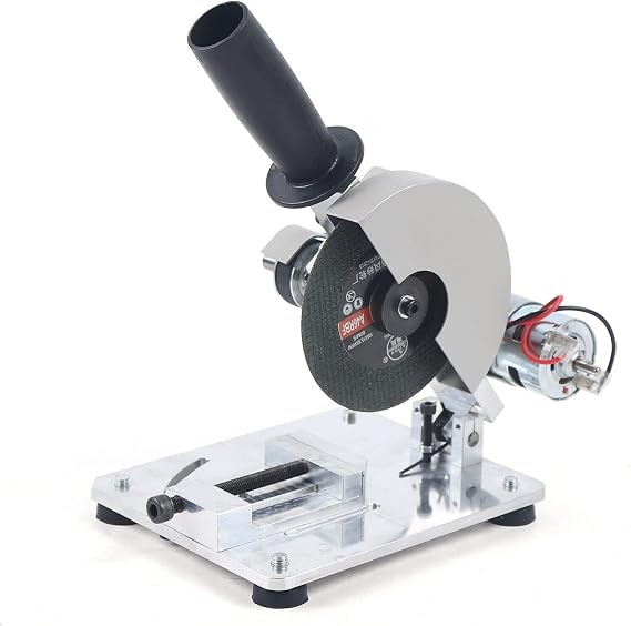 4 Inch Metal Cutting Saw Mini Table Saw Chop Saw Mitre Saws 0-45 Adjustable Portable Wood Metal Cutting Machine Ruler 220 V for Soft Metal Wood Plastic