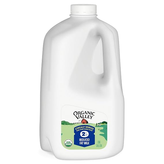 Organic Valley Organic 2% Reduced Fat Milk, 128 oz