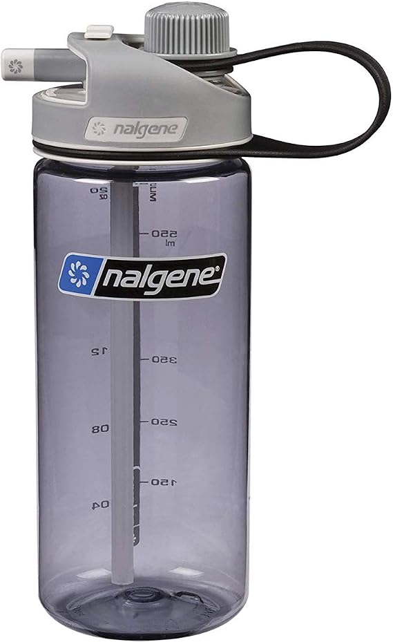 Nalgene Tritan 20oz MultiDrink BPA-Free Water Bottle, Blue