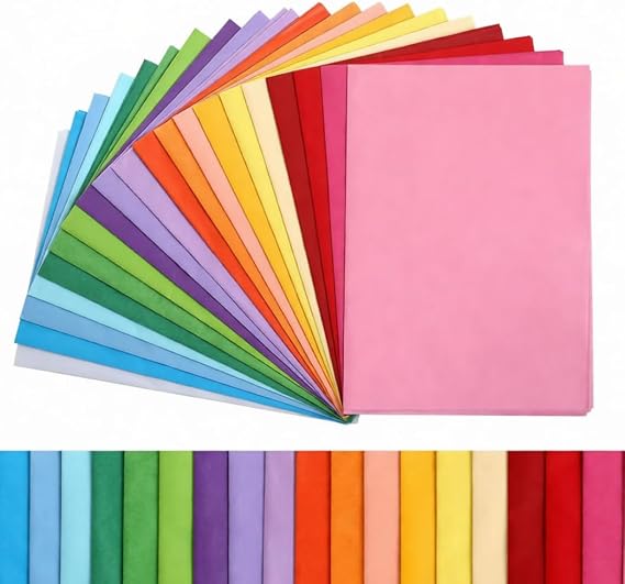 Tissue Paper for Gift Bags, 20 Colors, Cover All Holidays and Occasions