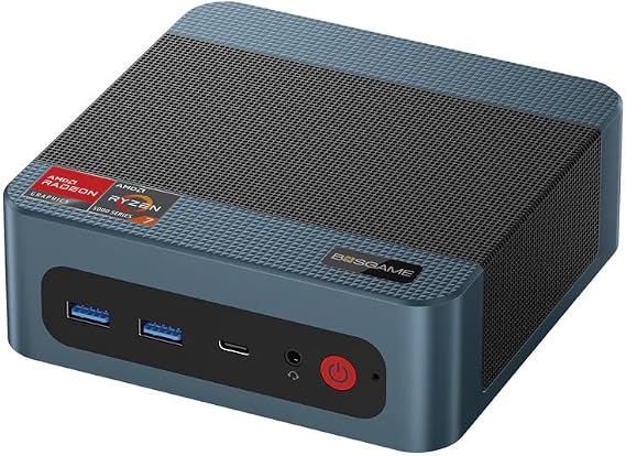 BOS Game M4 Neo Ryzen 7 7840HS >i9-13900H、16GB DDR5 RAM、2x256GB SSD、W11 Pro、1ポンド ミニゲーミングPC Radeon 780M iGPU、Oculink、WiFi 6E、トリプル4KディスプレイHDMI/DP/USB-C、2X RJ45 by_BOSGA。 ME