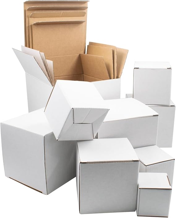 JoyHuaTrade 12 PCS Prank Gift Boxes Assorted Size Nesting Gift Surprise Box Square Funny Gag Nesting Cartons for Weddings Birthday Christmas Wrapping Presents or Decoration (2-6.3 Inch)